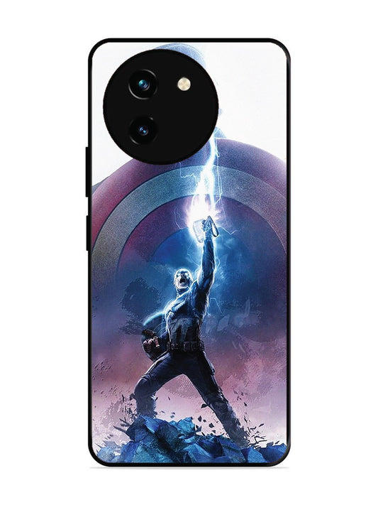 Vivo T3x 5G captain-america-thor-hammer-lightning