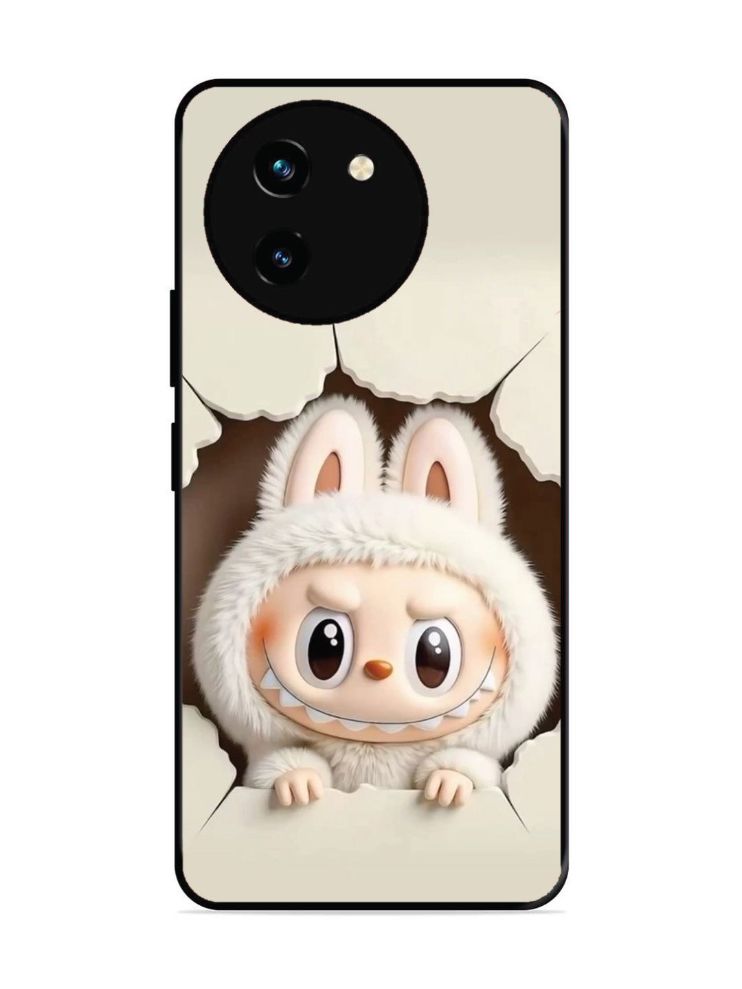 Vivo T3x 5G Labubu from Cracked Wall