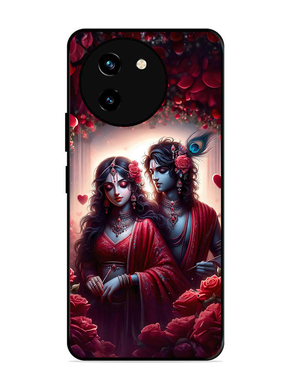 Vivo T3x 5G Couples in Red theme like Radha Krishna