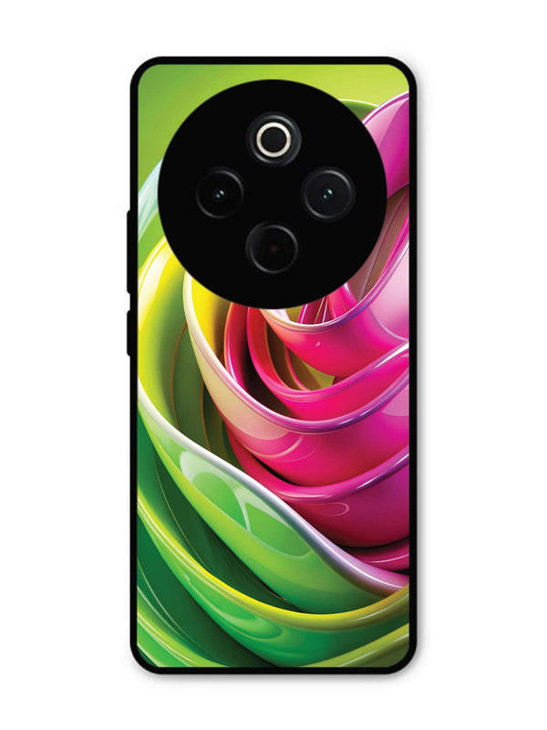 Vivo T4 5G Vibrant Swirl Glossy Ribbon Art