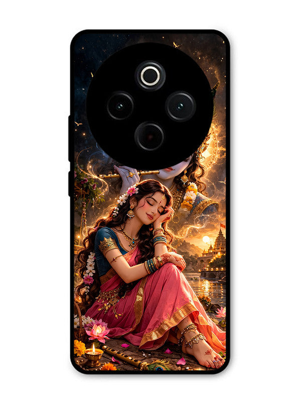 Vivo T4 5G Radha thinking of Krishna