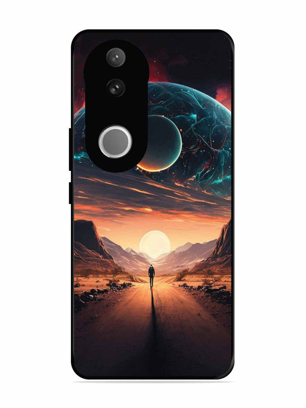 Vivo T4R Sunset with space scene