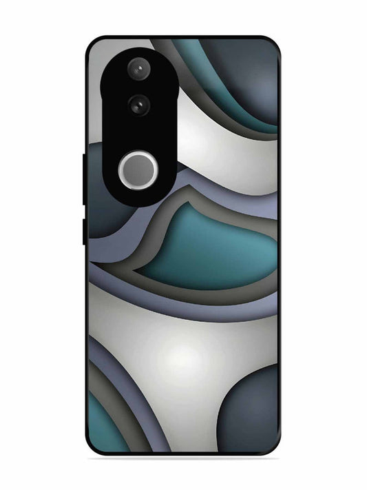 Vivo T4R Slate Blue Gradient Wave