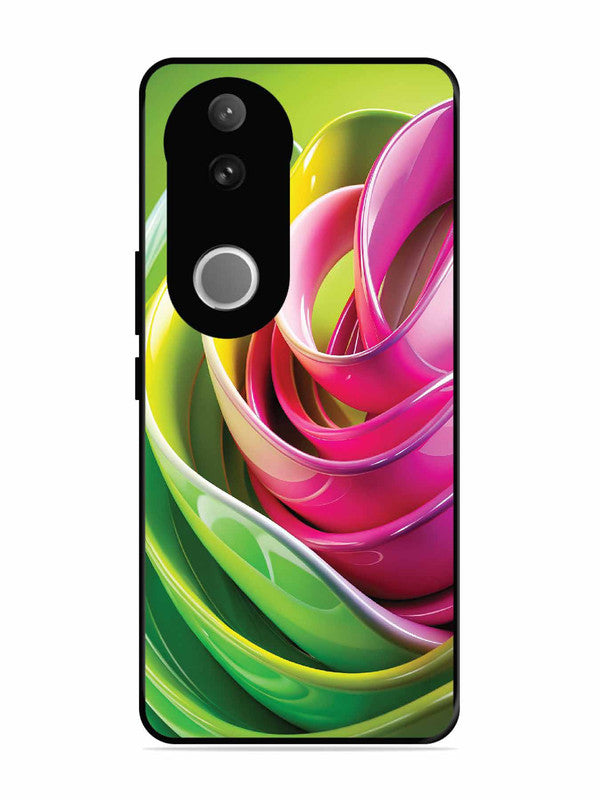 Vivo T4R Vibrant Swirl Glossy Ribbon Art