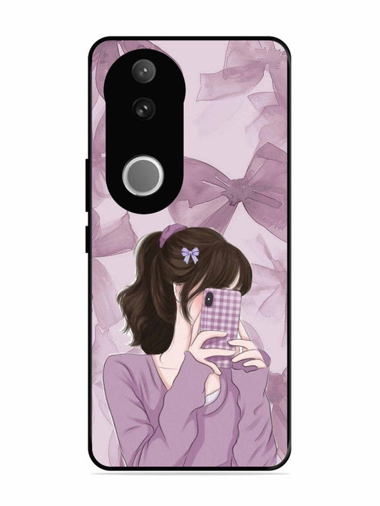 Vivo T4R Pinky Girl taking selfie