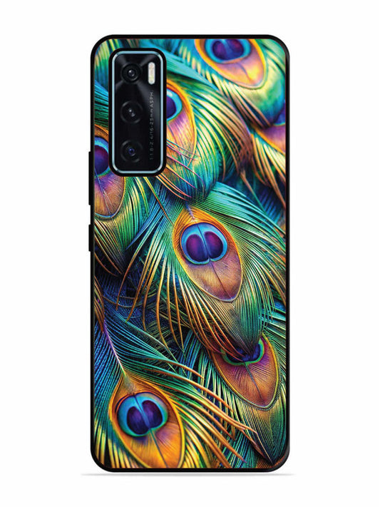 Vivo V20 SE peacock feather