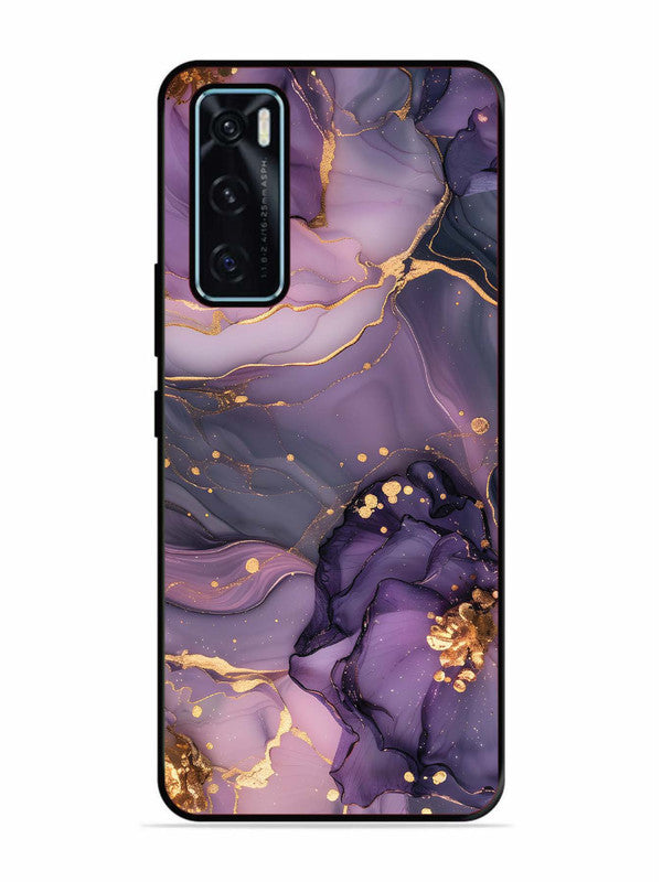 Vivo V20 SE Royal Orchid Theme Marble