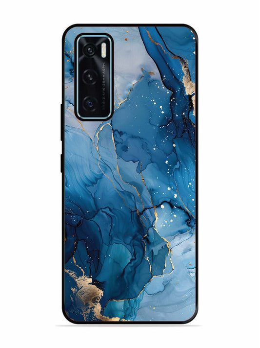 Vivo V20 SE Oceanic Pattern with Golden Sprinkles
