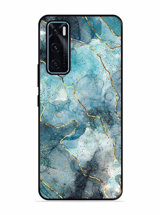 Vivo V20 SE Oceanic Golden Strip Marble