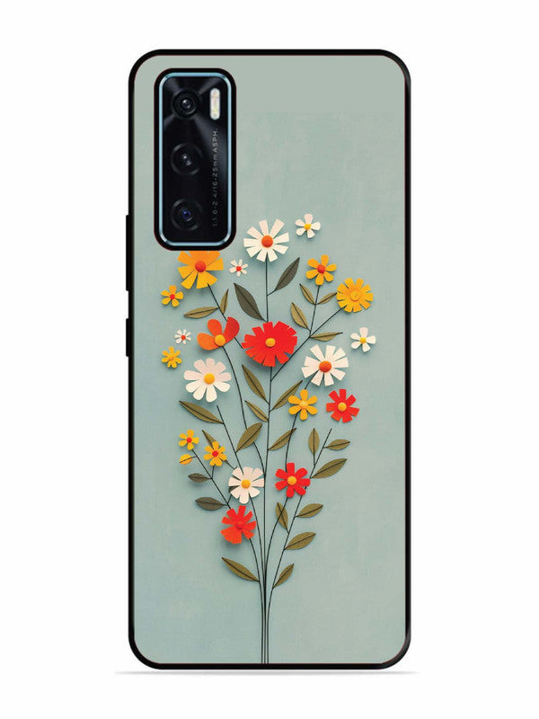 Vivo V20 SE Paper Flowers