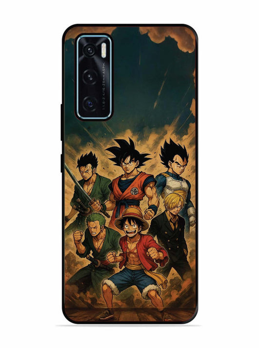 Vivo V20 SE OnePiece n Dragon Ball Z in one team