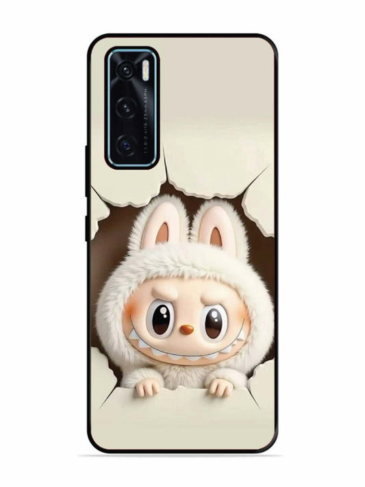 Vivo V20 SE Labubu from Cracked Wall