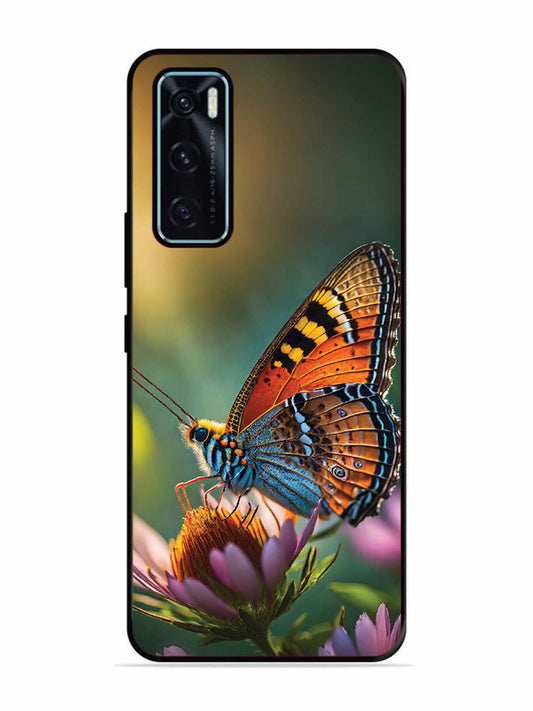 Vivo V20 SE Golden Hour Monarch Butterfly