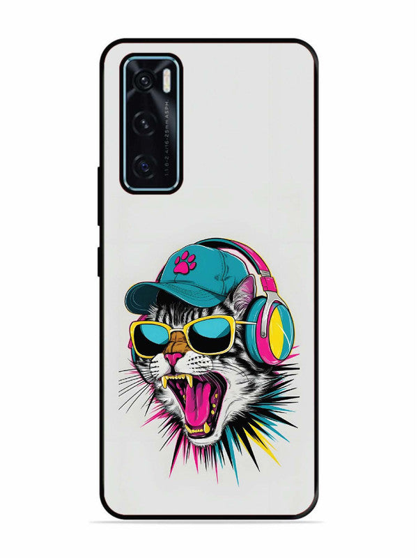 Vivo V20 SE Neon Pop Art DJ Cat Vibe