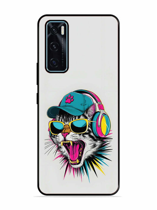 Vivo V20 SE Neon Pop Art DJ Cat Vibe