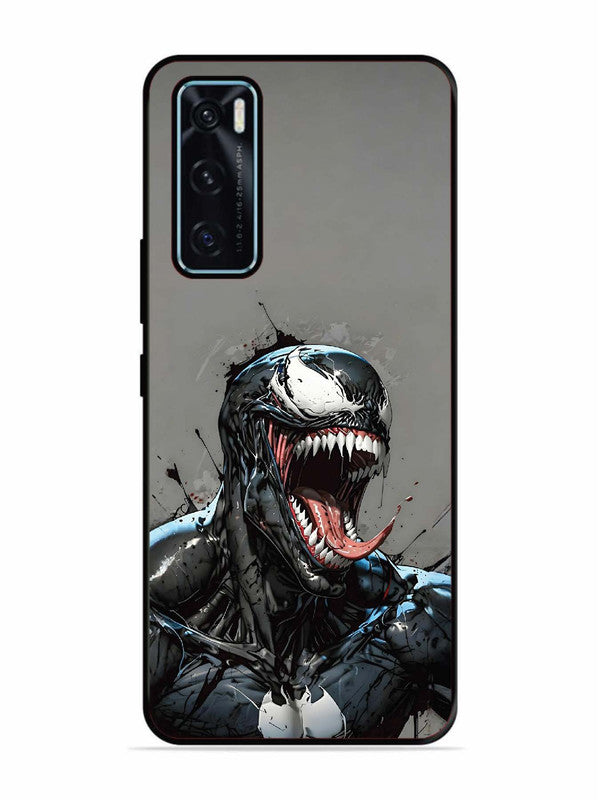 Vivo V20 SE Venom Symbiote Grin Art