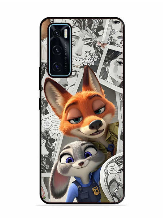 Vivo V20 SE Cute Nick wilde and judy hopps