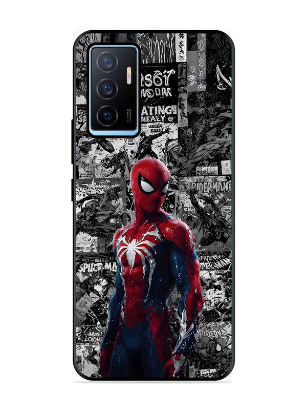 Vivo V23 5G Spiderman Highlighted on News Paper
