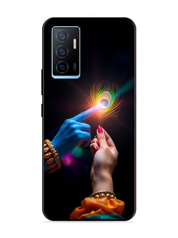 Vivo V23 5G Radha Krishna touching feather