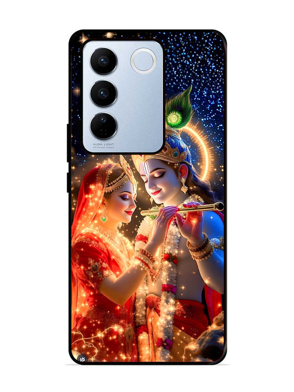 Vivo V27 5G Radha Krishna posing with flute