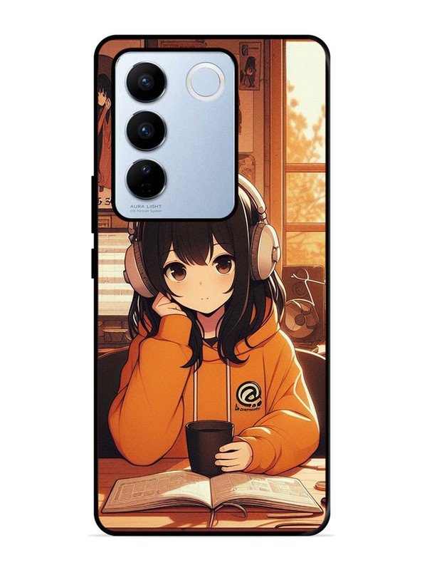 vivo v27 pro 5g Cute Girl listening Music
