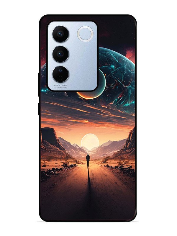 vivo v27 pro 5g Sunset with space scene