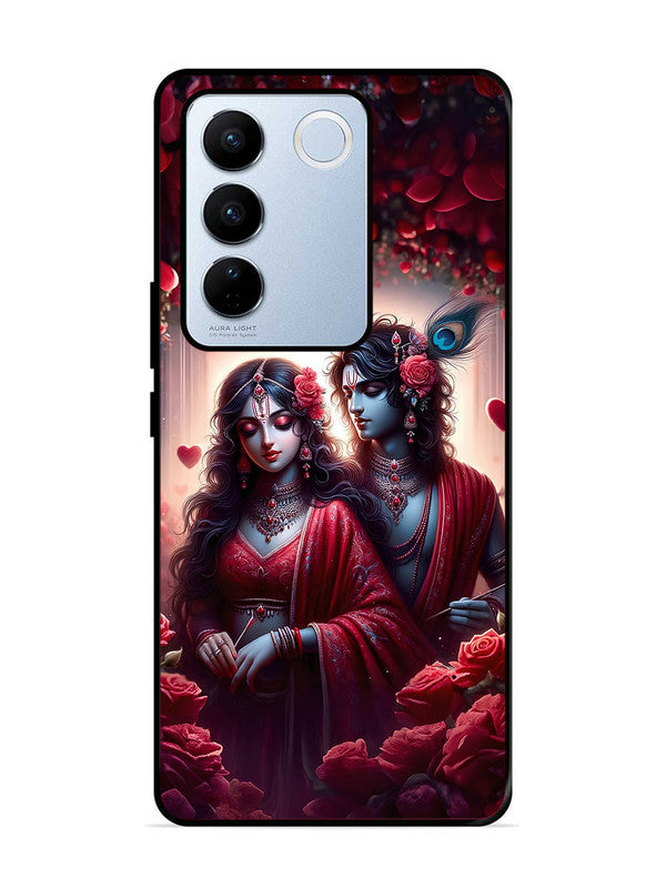 Vivo V27 Pro 5G Couples in Red theme like Radha Krishna