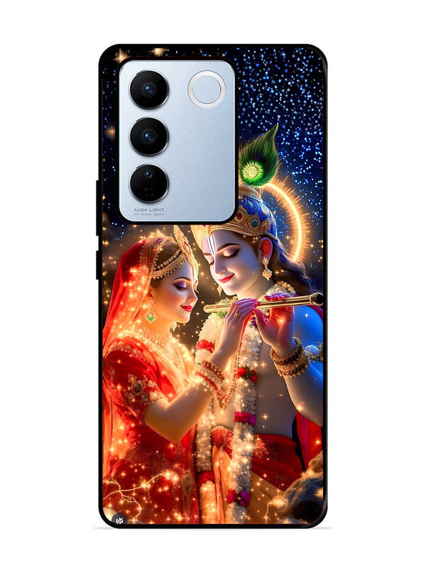 Vivo V27 Pro 5G Radha Krishna posing with flute