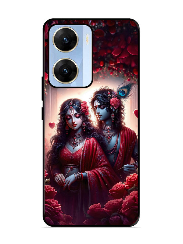 Vivo V29E 5G Couples in Red theme like Radha Krishna