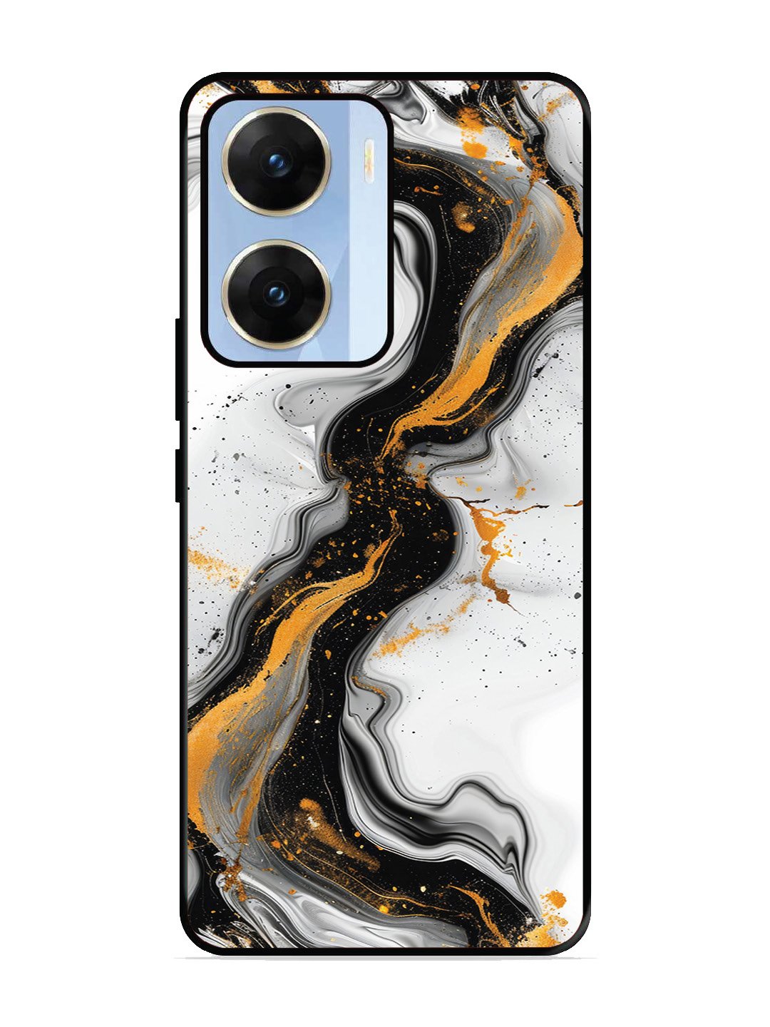 vivo v29e 5g Black And Golden Marble Essence