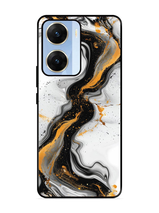 vivo v29e 5g Black And Golden Marble Essence