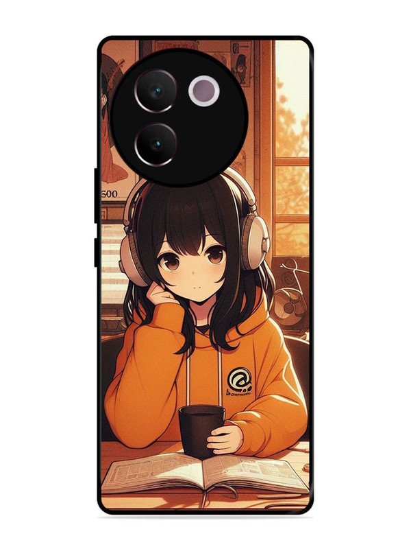 vivo v30e 5g Cute Girl listening Music