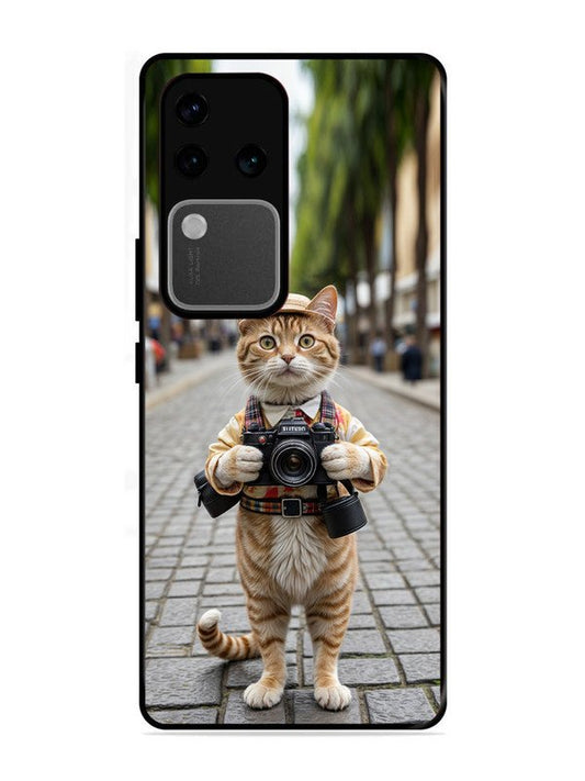 vivo v30 pro 5g Cat as Cameraman