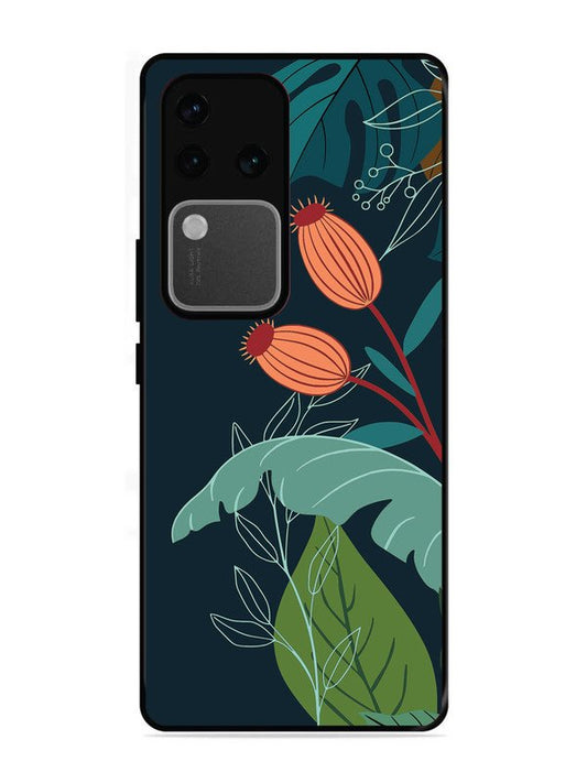 vivo v30 pro 5g Plant Illustration