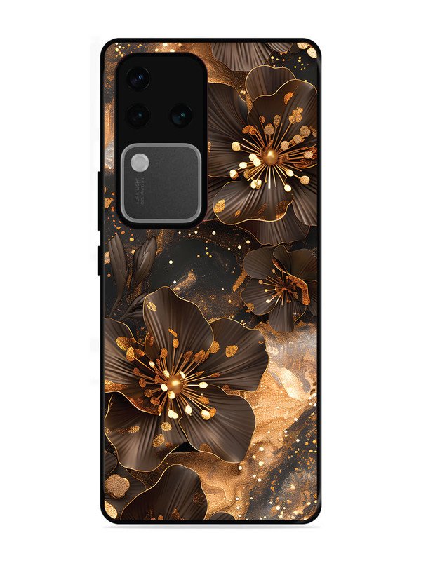 vivo v30 pro 5g Golden Flowars