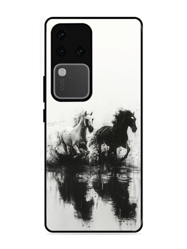 vivo v30 pro 5g Black & White Horse