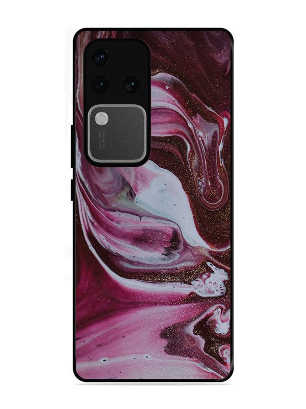 vivo v30 pro 5g Pink And Golden Marble
