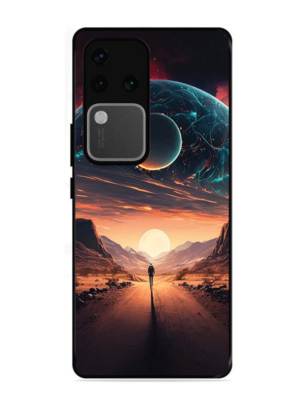 vivo v30 pro 5g Sunset with space scene