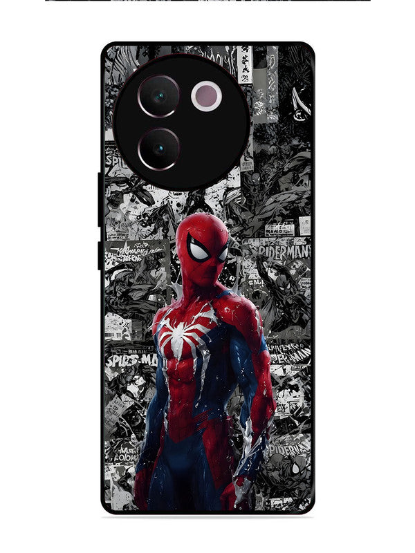 Vivo V30E 5G Spiderman Highlighted on News Paper