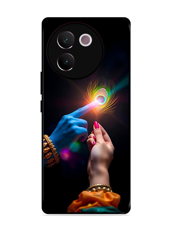 Vivo V30E 5G Radha Krishna touching feather