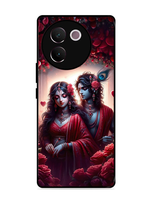 Vivo V30E 5G Couples in Red theme like Radha Krishna