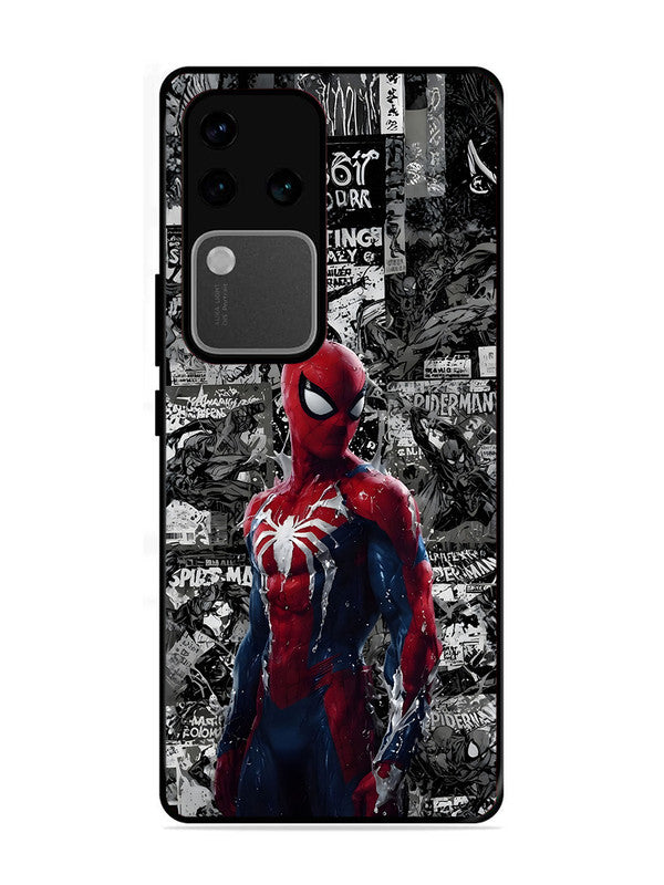 Vivo V30 Pro 5G Spiderman Highlighted on News Paper