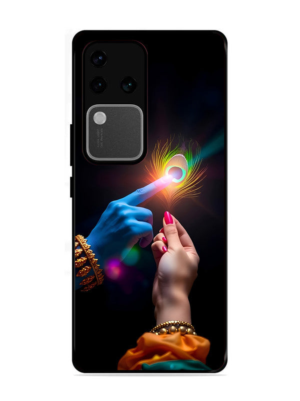 Vivo V30 Pro 5G Radha Krishna touching feather