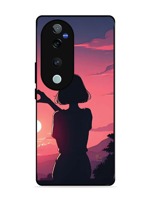 Vivo V40 Love Heart with Hand Girl
