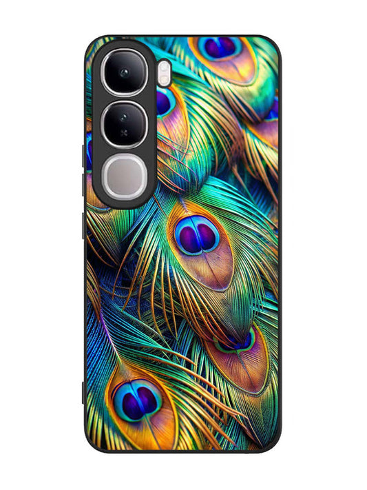 Vivo V40 Lite peacock feather