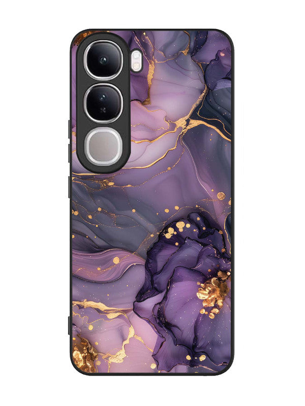 Vivo V40 Lite Royal Orchid Theme Marble
