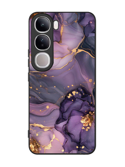 Vivo V40 Lite Royal Orchid Theme Marble