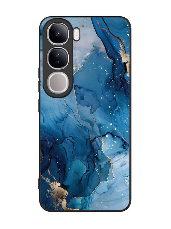 Vivo V40 Lite Oceanic Pattern with Golden Sprinkles