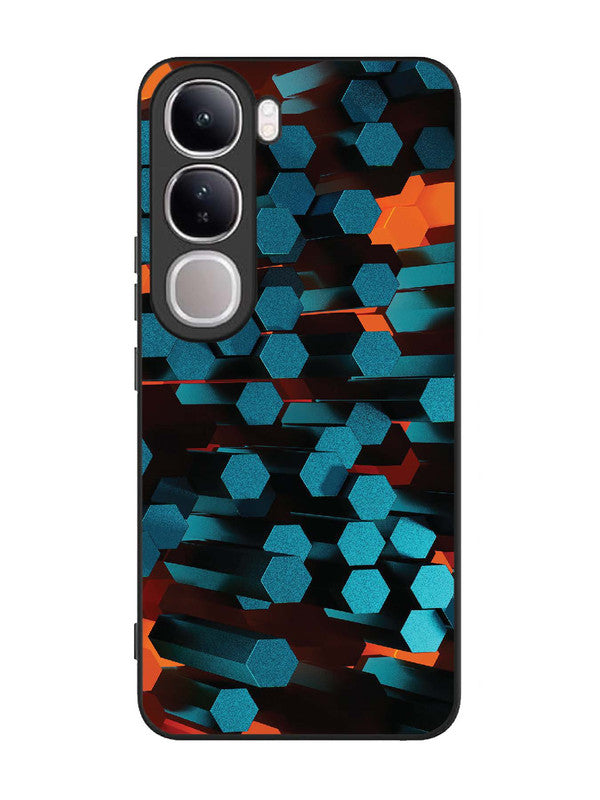 Vivo V40 Lite Hexagon 3D Abstract