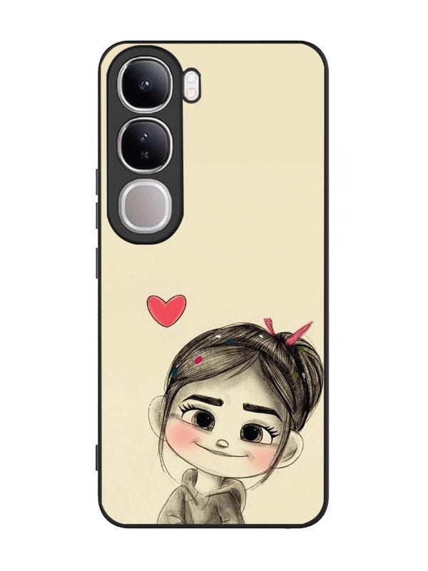 Vivo V40 Lite Cute Girl Looking at You